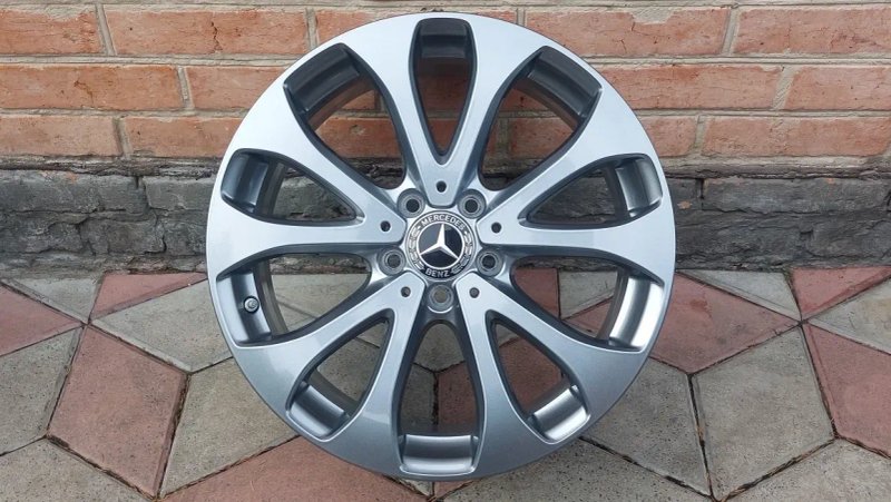 Диски ОРИГІНАЛ Mercedes R18 5x112 ET38 J8,0 ЦО:66,6 мм ЯК НОВІ  !!! Привезені з Нідерландів — фото 8