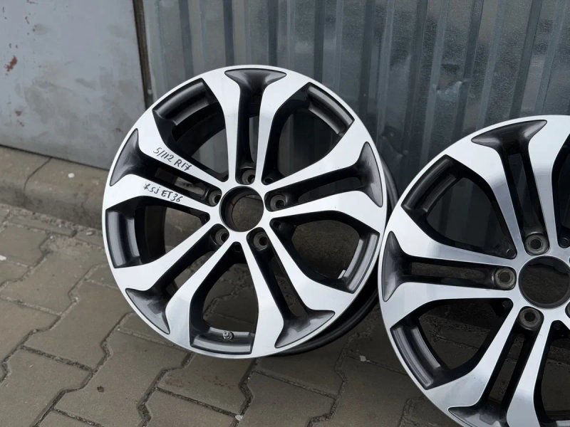 Диски оригінальні MERCEDES 5/112 R17 7.5J ET36 стан нових 4шт — фото 6
