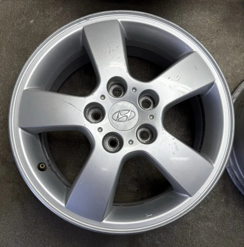 Диски R16 5 114.3 et46 J6.5 Оригінал Hyundai Tucson elantra титани туксон — фото 2