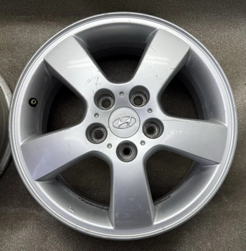 Диски R16 5 114.3 et46 J6.5 Оригінал Hyundai Tucson elantra титани туксон — фото 4