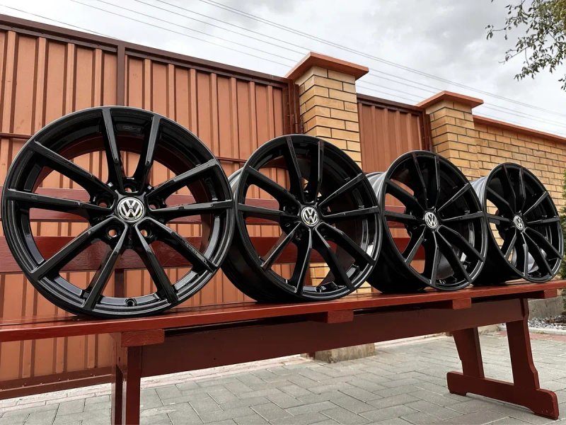 Диски R17 5.112 ET30 7,5J фольксваген тігуан ауді s-line a3 а4 а5 а6 7 — фото 2