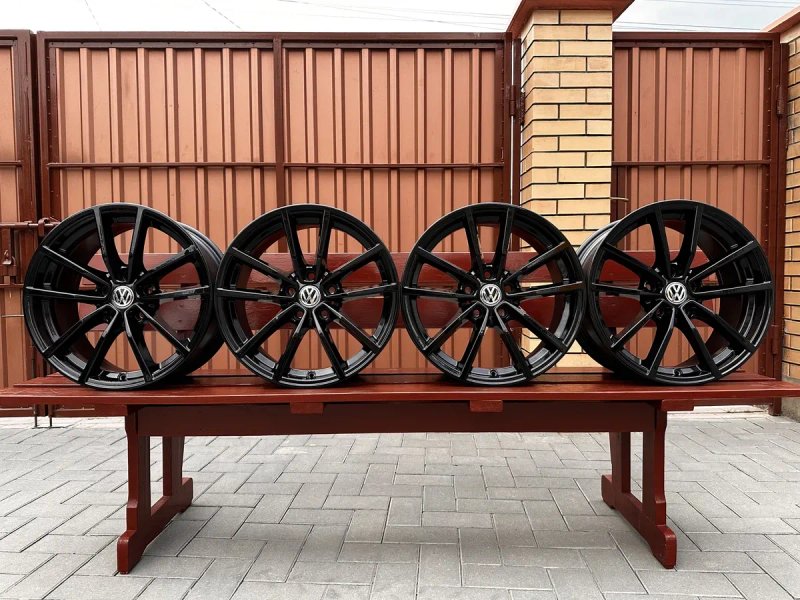 Диски R17 5.112 ET30 7,5J фольксваген тігуан ауді s-line a3 а4 а5 а6 7 — фото 7
