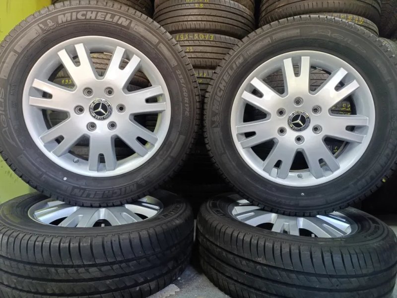 Диски r17 6 130 Mercedes Sprinter Volkswagen Crafter з шинами 235-60-17 Michelin — фото 4