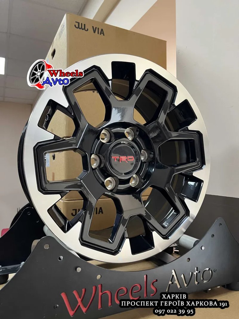 Диски R17 6x139,7 TRD Toyota Prado 120 150 GX Fj Cruiser Land 4Runner — фото 4