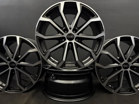 Диски R18 5x112 Et42 8J. Audi A6 C8 C7 C6 A4 B8 B9 Q5 Q4 Q3 E-tron Volkswagen Passat B8 B7 NMS Tiguan Arteon CC ID4  Skoda Superb Kodiaq Octavia A8 A7
