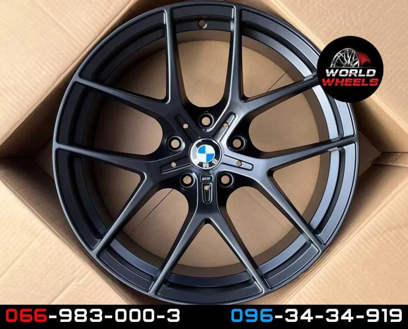 Диски R19 5x112 BMW G07 G06 G30 G11 G20 G05 G01 554m різноширокі — фото 5