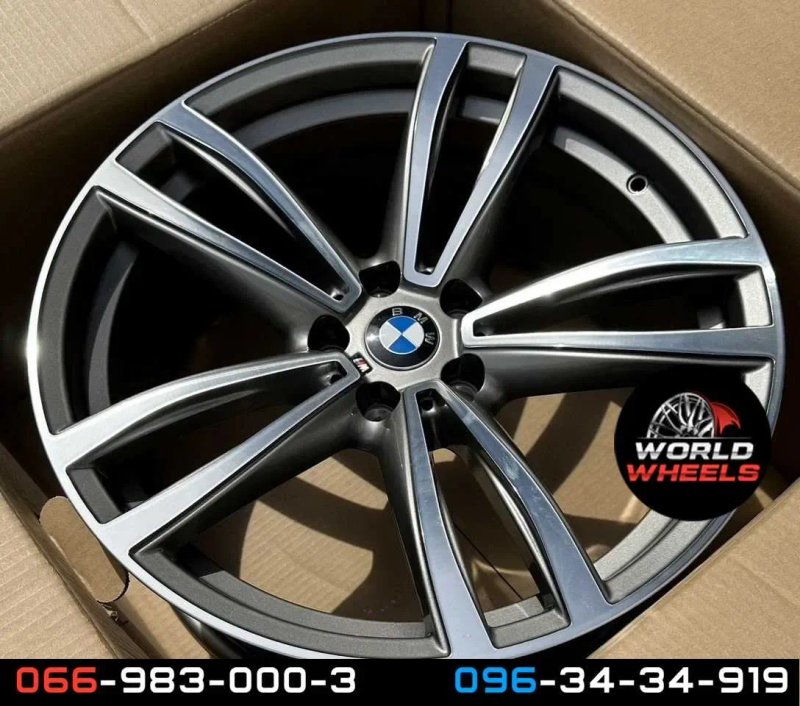 Диски R19 5x112 BMW G60 G12 G30 G31 G38 G01 G20 G21 G28 647m разноширокие — фото 3