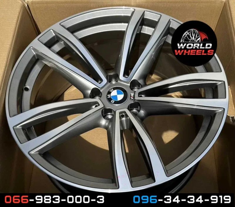 Диски R19 5x112 BMW G60 G12 G30 G31 G38 G01 G20 G21 G28 647m разноширокие — фото 5