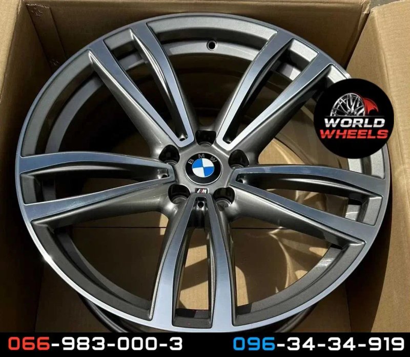 Диски R19 5x112 BMW G60 G12 G30 G31 G38 G01 G20 G21 G28 647m разноширокие — фото 7