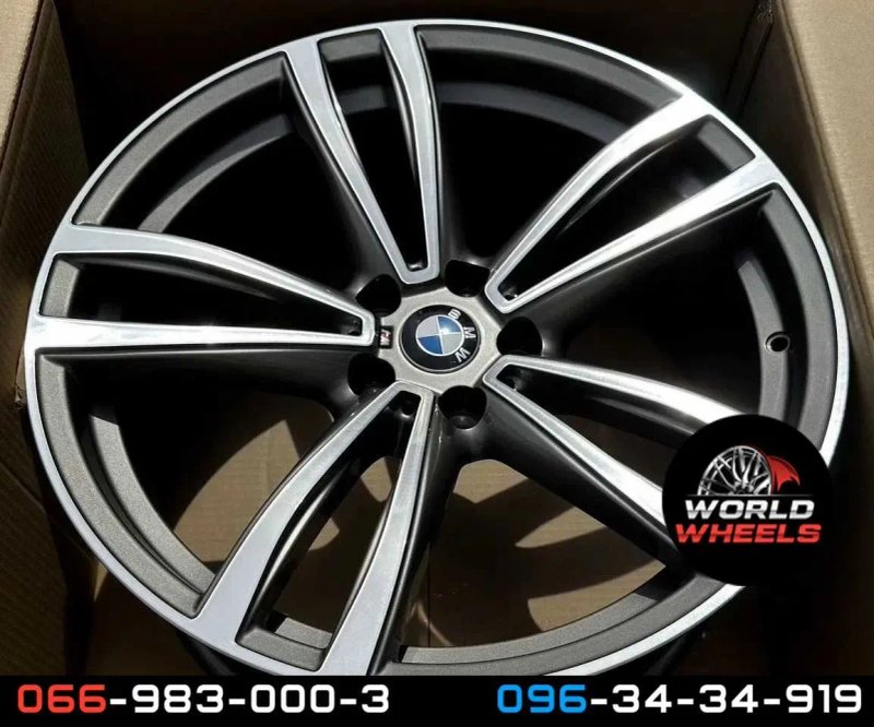 Диски R19 5x112 BMW G60 G12 G30 G31 G38 G01 G20 G21 G28 647m разноширокие — фото 8