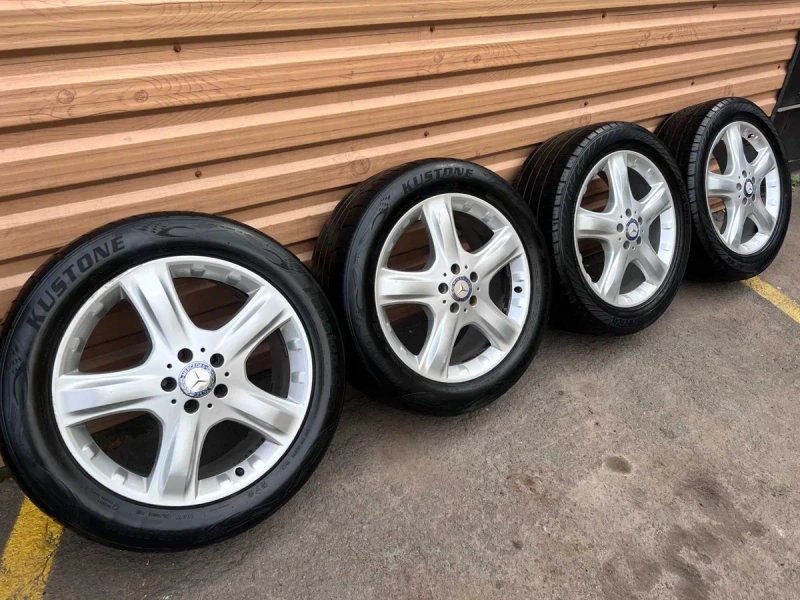 Диски R19 с резиной Mercedes ML W164 W166 колеса GL X164 X166 титаны — фото 2