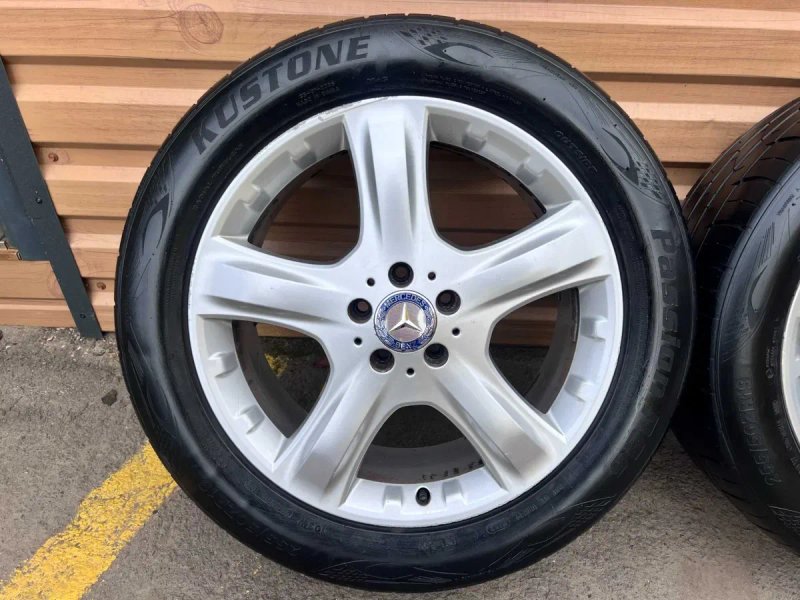 Диски R19 с резиной Mercedes ML W164 W166 колеса GL X164 X166 титаны — фото 4