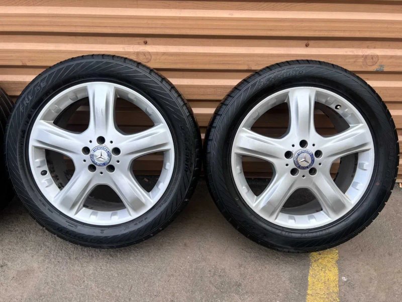 Диски R19 с резиной Mercedes ML W164 W166 колеса GL X164 X166 титаны — фото 5