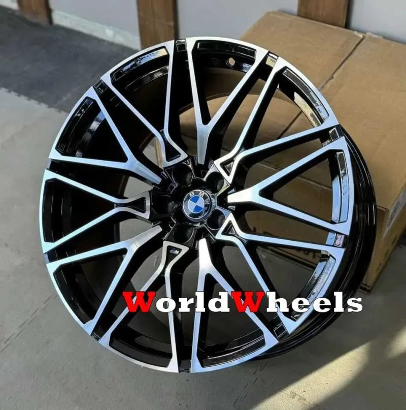 Диски R20 5x112 BMW XM X5m X6 G05 G01 G06 G07 G70 разноширокие 818 m — фото 5