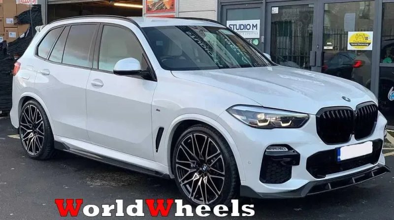Диски R20 5x112 BMW XM X5m X6 G05 G01 G06 G07 G70 разноширокие 818 m — фото 6