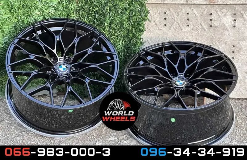 Диски R20 5x120 BMW F10 F30 F31 F06 F12 F01 F07 E90 1000m разноширокие — фото 4