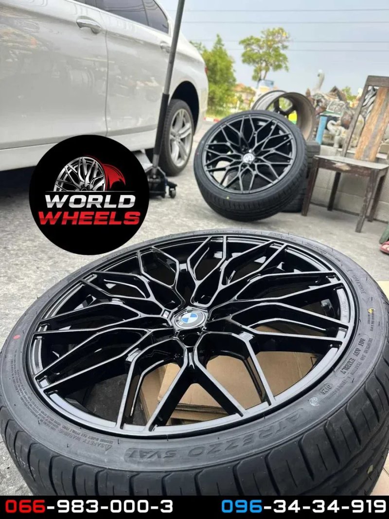 Диски R20 5x120 BMW F10 F30 F31 F06 F12 F01 F07 E90 1000m разноширокие — фото 8