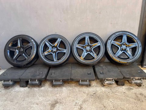 Диски R20 AMG Mercedes GL X164 GLE титаны ML W164 W166 колеса с резиной