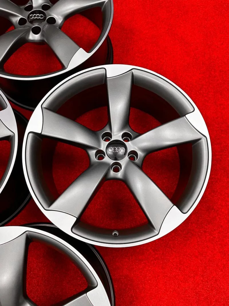 Диски R21 5.112 ET35 оригінал ауді rs a5 a6 а7 а8 q3 q4 q5 q7 q8 s-line e-tron ротори — фото 4