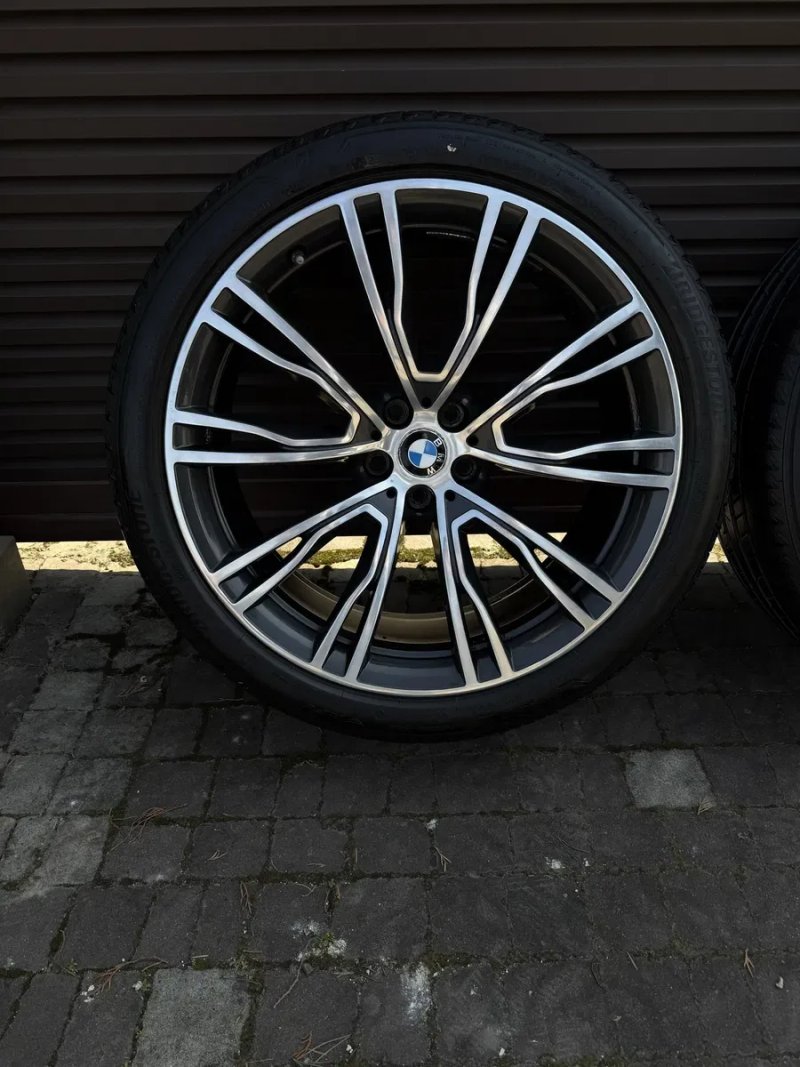 Диски r21 bmw 726i M стиль x3 g01 x4 g02 колеса у зборі бмв г01 г02 — фото 2