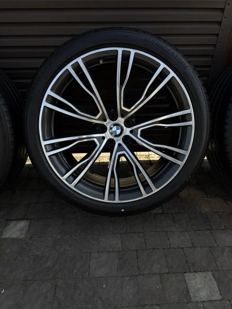 Диски r21 bmw 726i M стиль x3 g01 x4 g02 колеса у зборі бмв г01 г02 — фото 3