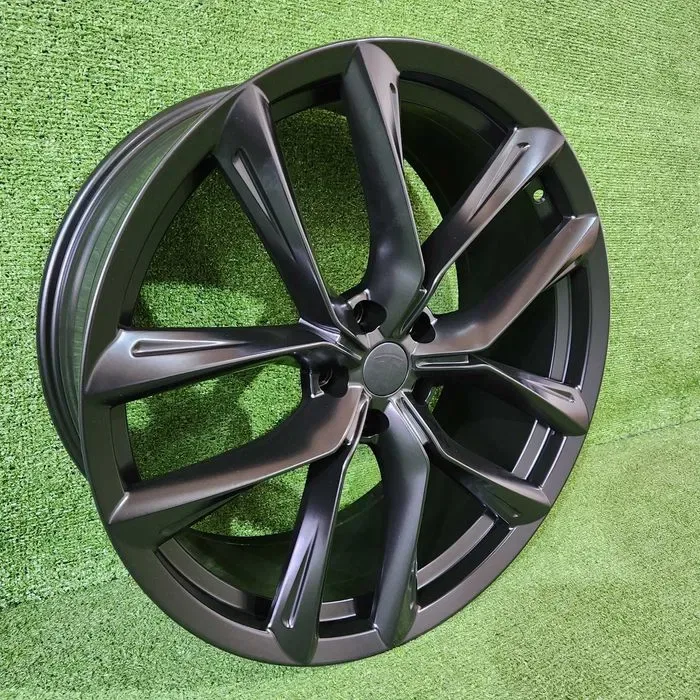 Диски R22 5x120 CB64.1 Tesla Model S X різноширокі Satin Black DT04 — фото 3