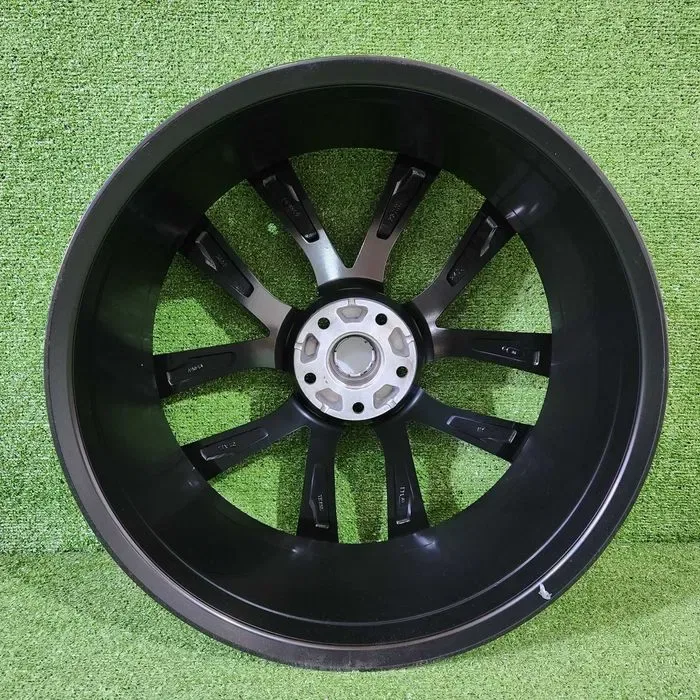 Диски R22 5x120 CB64.1 Tesla Model S X різноширокі Satin Black DT04 — фото 4