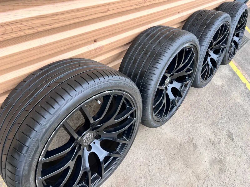 Диски R22 BMW X5 E70 E71 E53 колеса БМВ Х5 Е70 Е71 Е53 титаны — фото 4