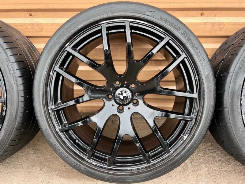 Диски R22 BMW X5 E70 E71 E53 колеса БМВ Х5 Е70 Е71 Е53 титаны — фото 5