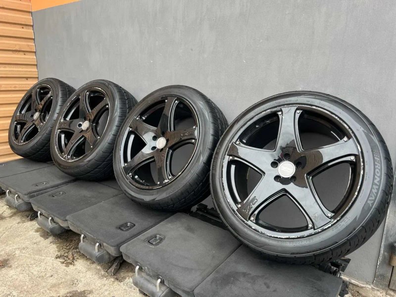 Диски R22 с резиной Mercedes ML W164 GL X164 титаны МЛ ГЛ 164 колеса — фото 3