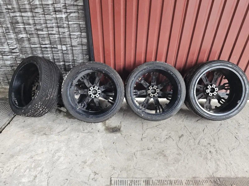 Диски рест с резиной R22/285/35.Nissan R51 и D40. — фото 4