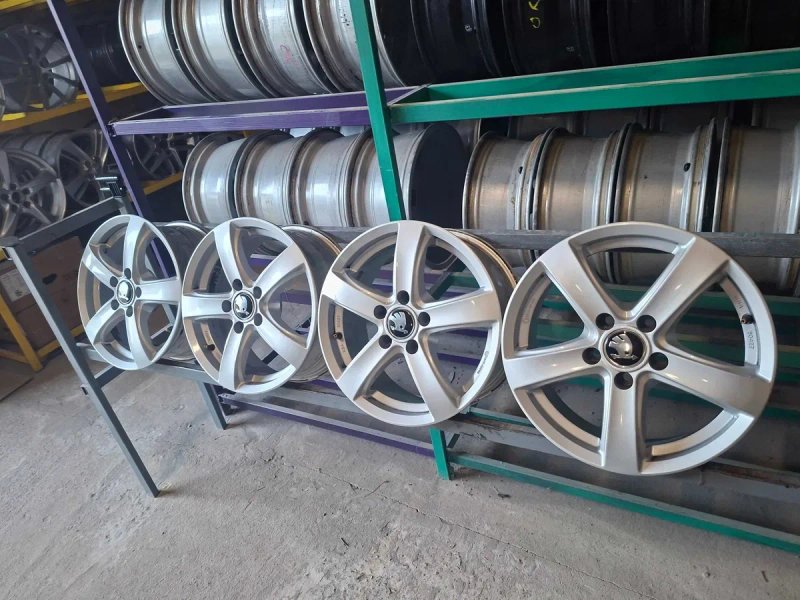 Диски Шкода 5/112 R16 6,5J ET42 Skoda. — фото 2