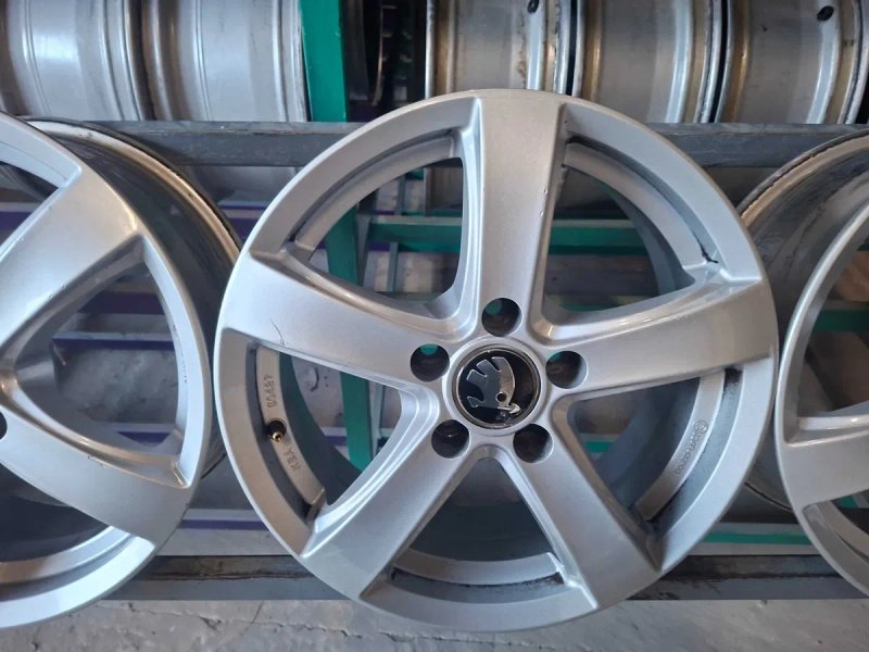 Диски Шкода 5/112 R16 6,5J ET42 Skoda. — фото 6