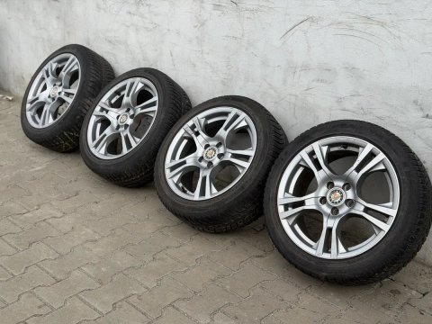 Диски Skoda Fabia VW Golf4 5/100 R16 7J ET38 + 195/50R16 KUMHO зима 4шт
