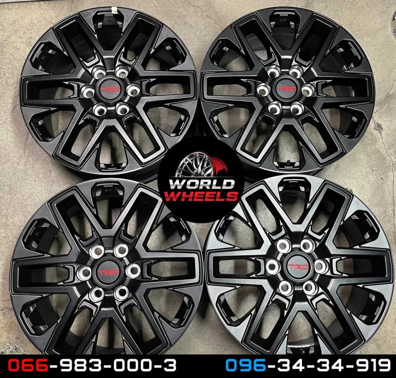 Диски TRD R18 6x139.7 Toyota Land Cruiser 300 Lexus LX600 Prado 250 GX550 Tundra — фото 5