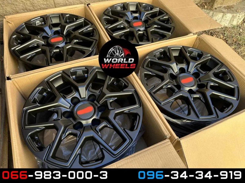 Диски TRD R18 6x139.7 Toyota Land Cruiser 300 Lexus LX600 Prado 250 GX550 Tundra — фото 6