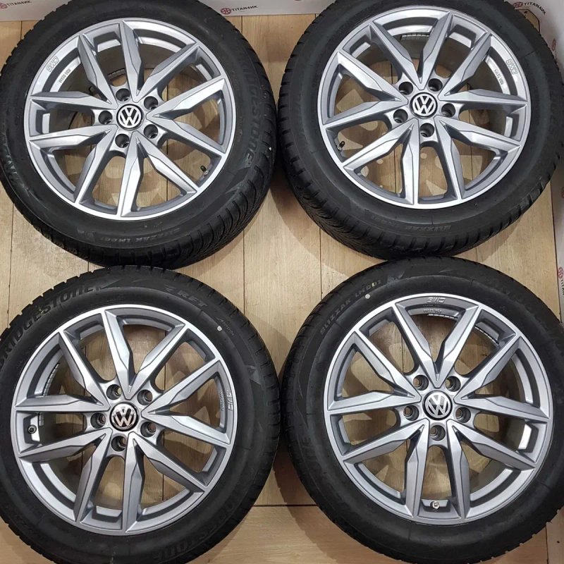 Диски VW R17 5x112 Passat Tiguan T-Roc Jetta Golf Touran Caddy Skoda Superb Octavia Karoq Kodiaq — фото 2