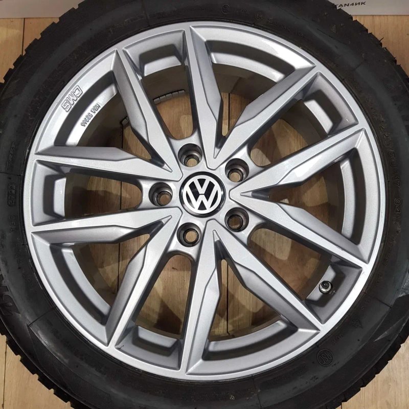 Диски VW R17 5x112 Passat Tiguan T-Roc Jetta Golf Touran Caddy Skoda Superb Octavia Karoq Kodiaq — фото 3