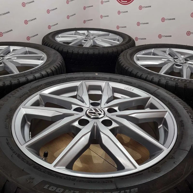 Диски VW R17 5x112 Passat Tiguan T-Roc Jetta Golf Touran Caddy Skoda Superb Octavia Karoq Kodiaq — фото 7