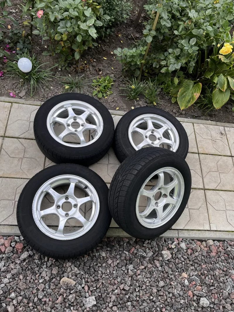Диски з резиною 4.100 R14 в хорошому стані (Ваз,Nissan,Opel,Toyota,VW,Lanos…) — фото 3