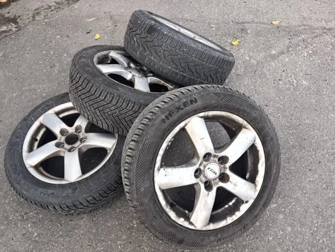 диски з шинами 5/108/r16Ford Focus Mondeo Volvo 205.55.16 зимові колеса 5-6мм