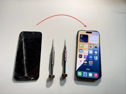 Дисплей iPhone 16 Pro / Pro Max SOFT OLED як оригінал экран екран скло модуль стекло монитор ремонт с заменой установка  айфон