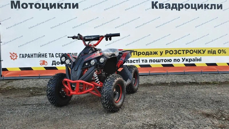 Дитячий транспорт Електроквадроцикл Bomber 1000W RED 48v Графеновий акб! Новий! Free Доставка — фото 8