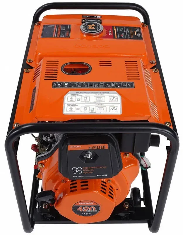 Дизельний генератор DAEWOO DDAE 6000XE 6 кВт-6.5 кВт електростартер — фото 2