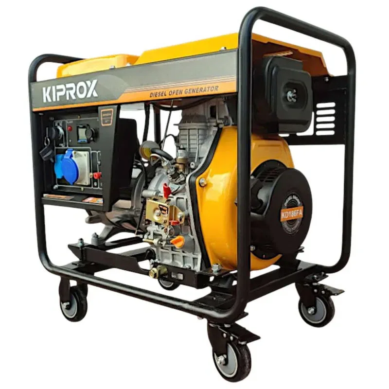 Дизельний генератор Kiprox 6.0-.6.5 кВт 230 В електрогенератор дизельний генератор дизельний для будинку — фото 3