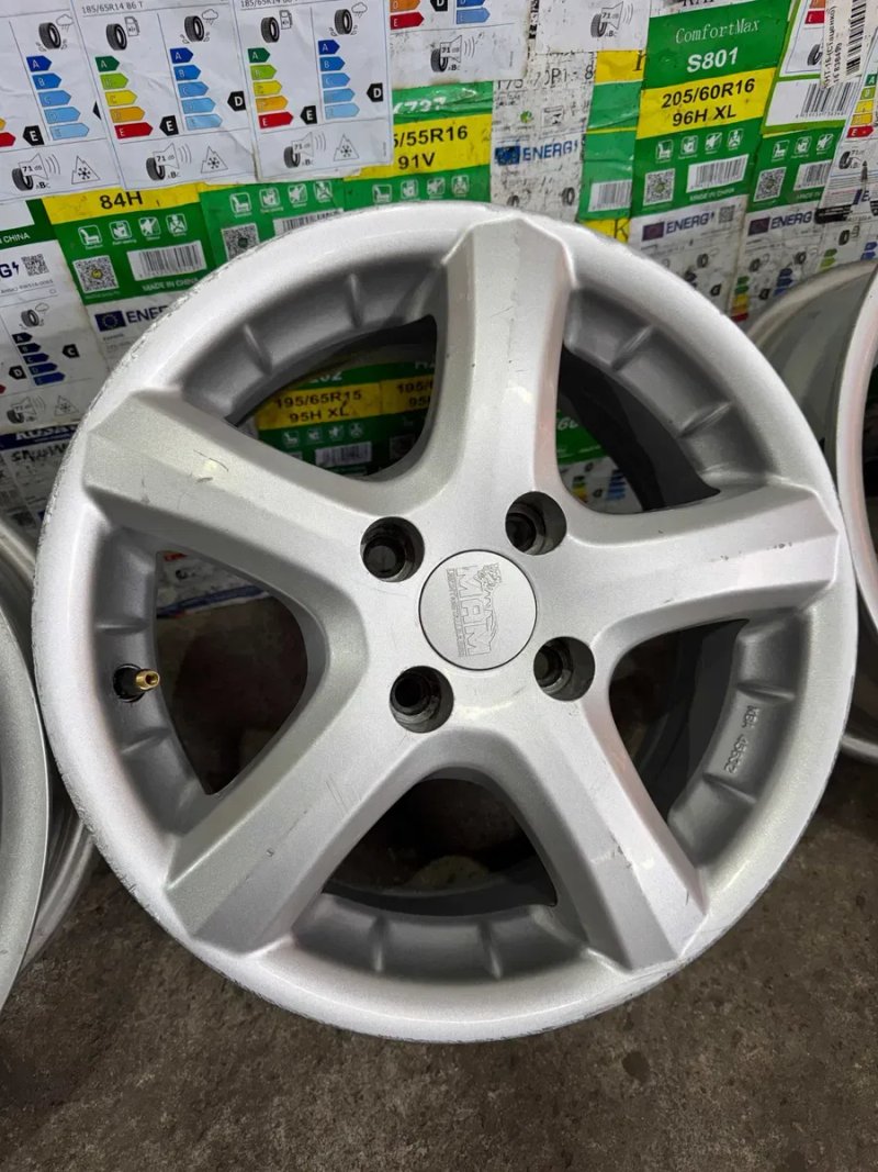 DL439 Комплект легкосплавних дисків R14 4×100 6J ET38 Деу Ланос Сенс Шевроле Авео Опель Корса Рено Логан Сандеро — фото 4
