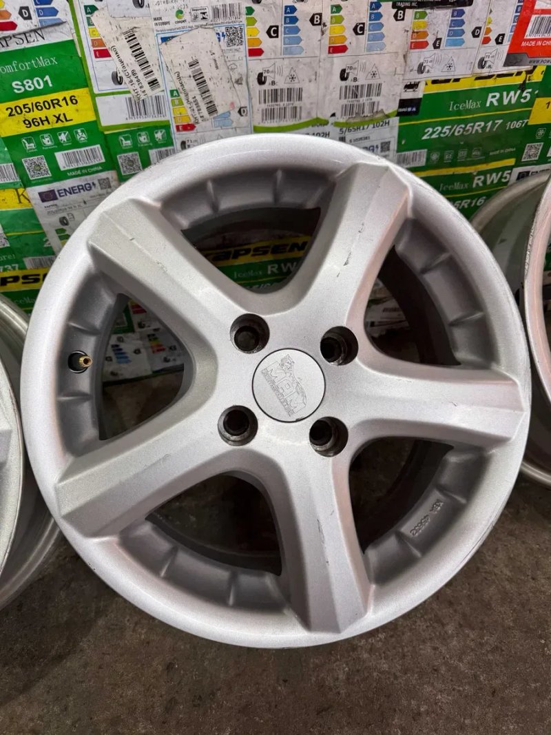 DL439 Комплект легкосплавних дисків R14 4×100 6J ET38 Деу Ланос Сенс Шевроле Авео Опель Корса Рено Логан Сандеро — фото 5