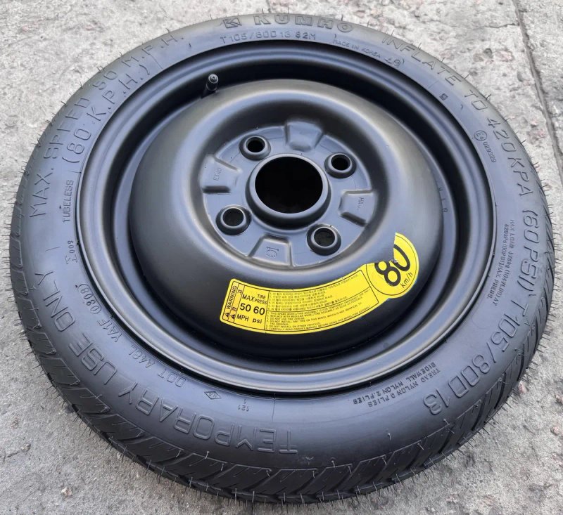 Докатка Kumho 105/80 r13 4x114.3 ET-45 на Chery QQ/Daewoo Matiz/Chevrolet Spark — фото 2