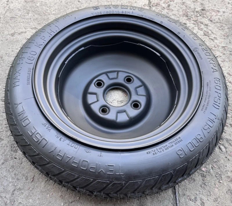 Докатка Kumho 105/80 r13 4x114.3 ET-45 на Chery QQ/Daewoo Matiz/Chevrolet Spark — фото 4