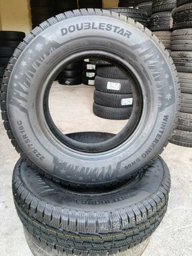 Doublestar Winter King DW06 225/75r16c 121/120R made in China 25рік, ЗИМА НОВІ (9мм) не наварка — фото 6